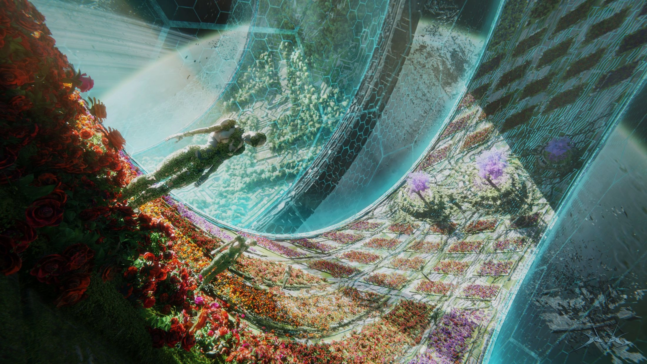 Space Flowers by Eugen Demeterca